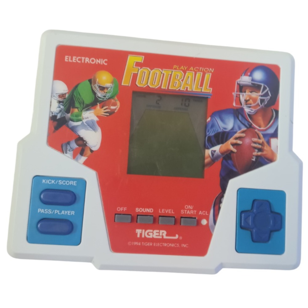 1994 Tiger Play Action Electronic Football Handheld Game Tested & WORKING‎